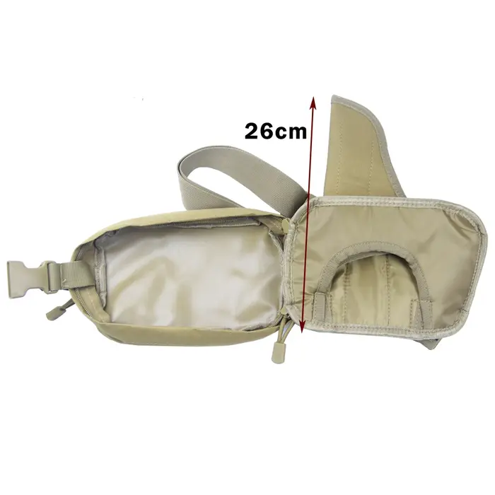 Sac banane multifonctionnel pliable pour activités de plein air