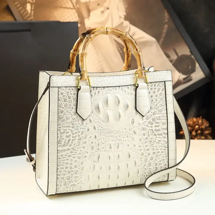 Sacs à main en cuir motif Crocodile pour femmes