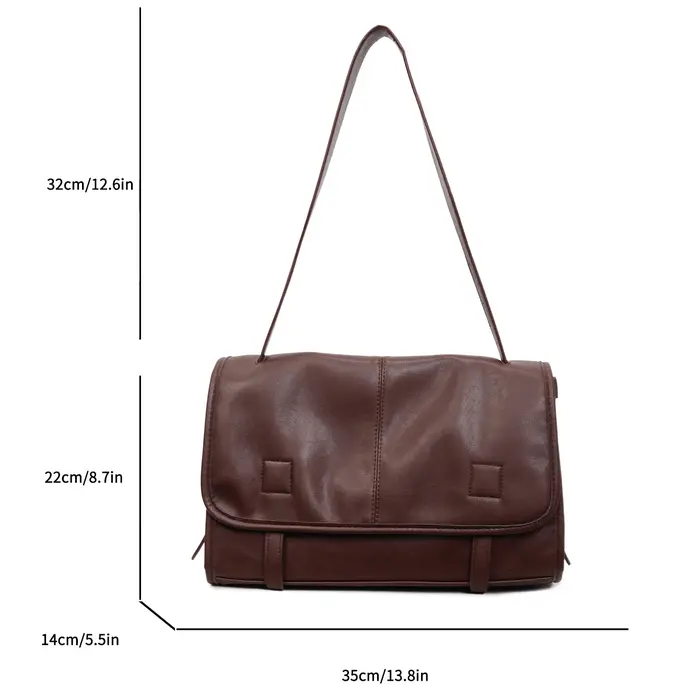 Sac enveloppe noir Simple