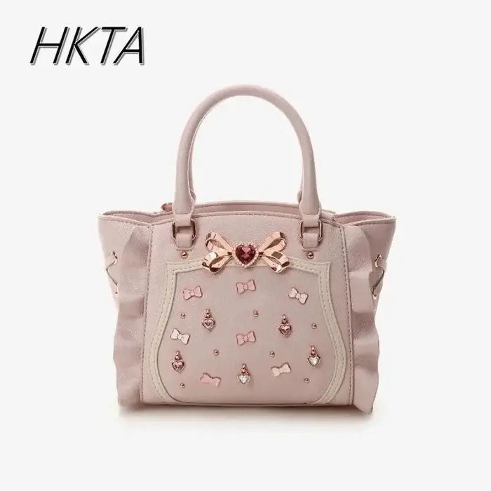 Sac à main Lolita à volants pour femme, sac à main Gem, nœud doux, sac messager initié, nouvelle collection, automne et hiver