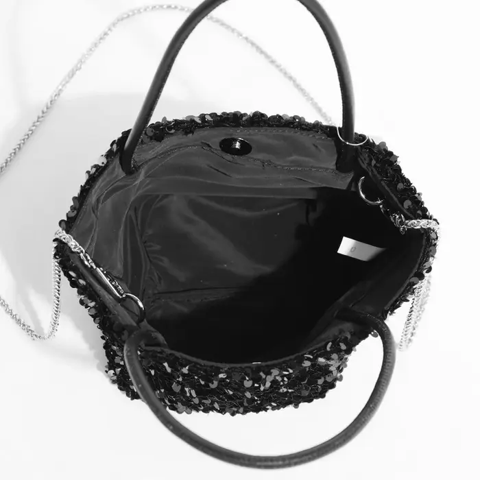 XMESSUN Nouveau sac seau à paillettes pour femmes