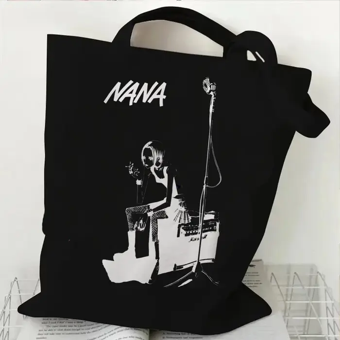 Sac fourre-tout Nana Osaki, sac de courses, sacs en tissu, sac de courses pliable pour femme