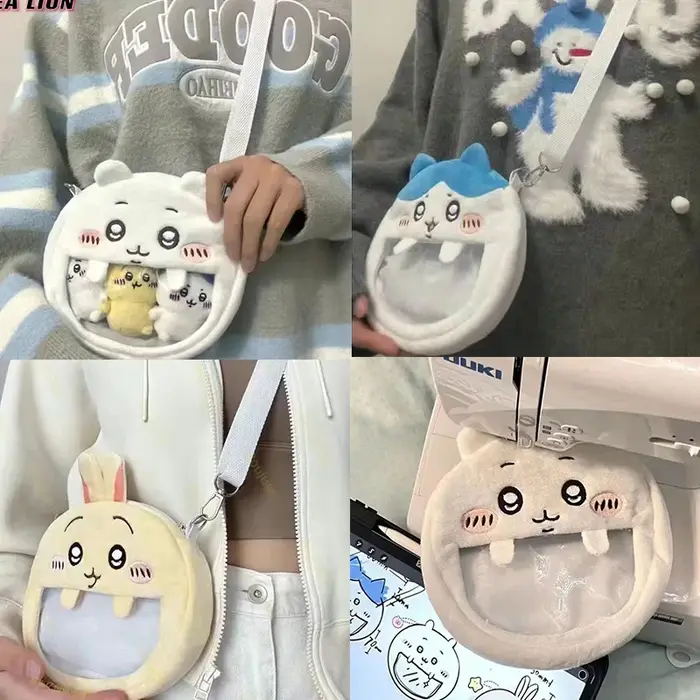 Sac à bandoulière et sac à dos mignon Xiao Hachi Ours autoironique Yiji Usagi