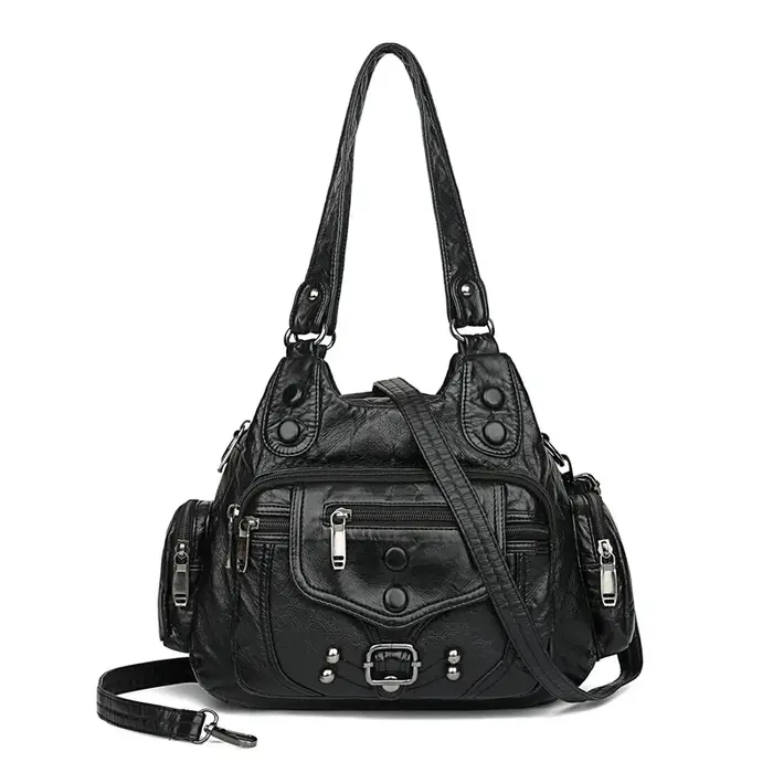 Sac à main rétro pour femme, élégant et polyvalent, grand sac à bandoulière, sac à main, sac de mama