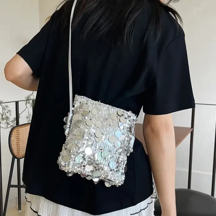 Sac à bandoulière à paillettes