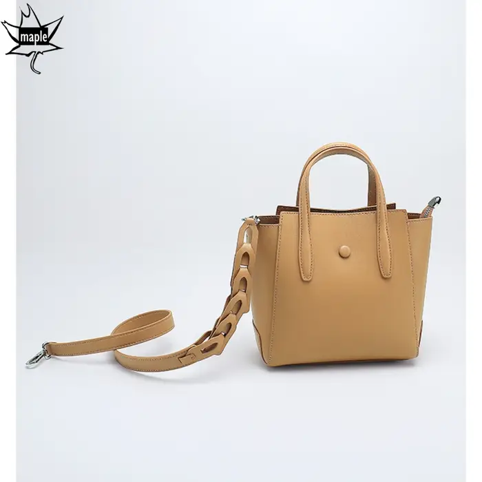 Nouvelle offre spéciale grande capacité voyage fourre-tout plaine couleur unie femmes sac à main en cuir de vachette femme sac à bandoulière 2 sangles