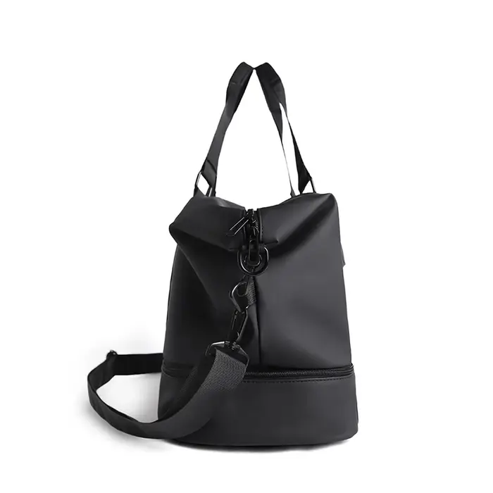 Sac de voyage imperméable noir/gris