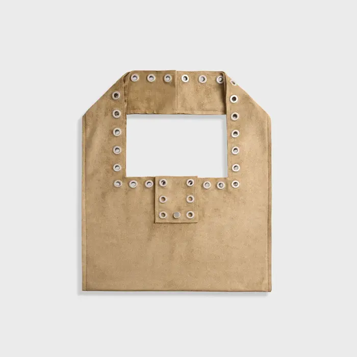 Sac rétro à rivets à porter à l'épaule, sac de style locomotive européen et américain, sac en daim s