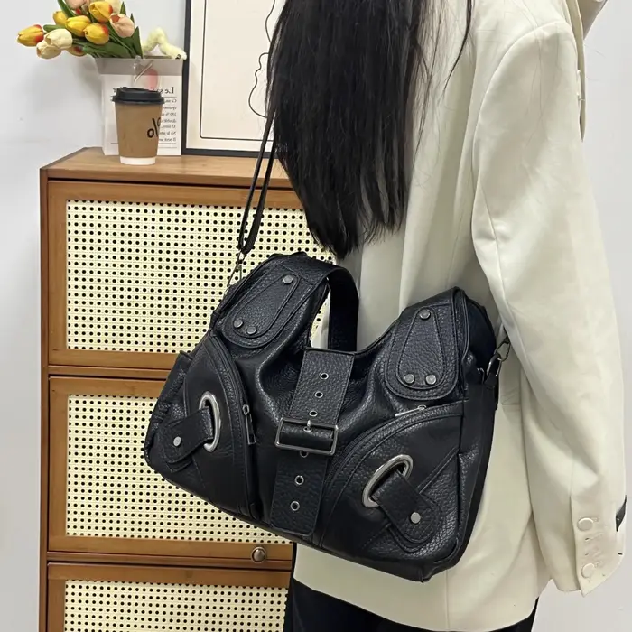 Sac fourre-tout rose Harajuku Vintage pour femmes