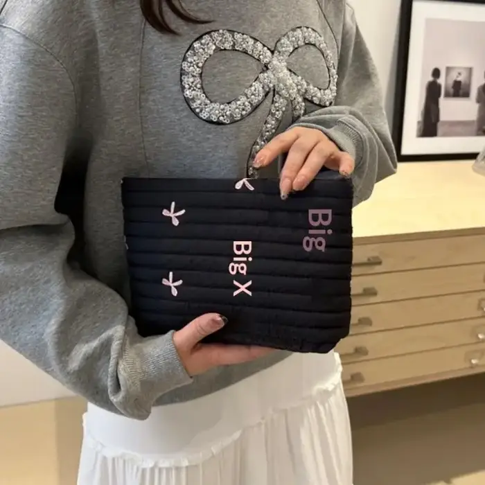 Sac à main coréen élégant avec nœud papillon