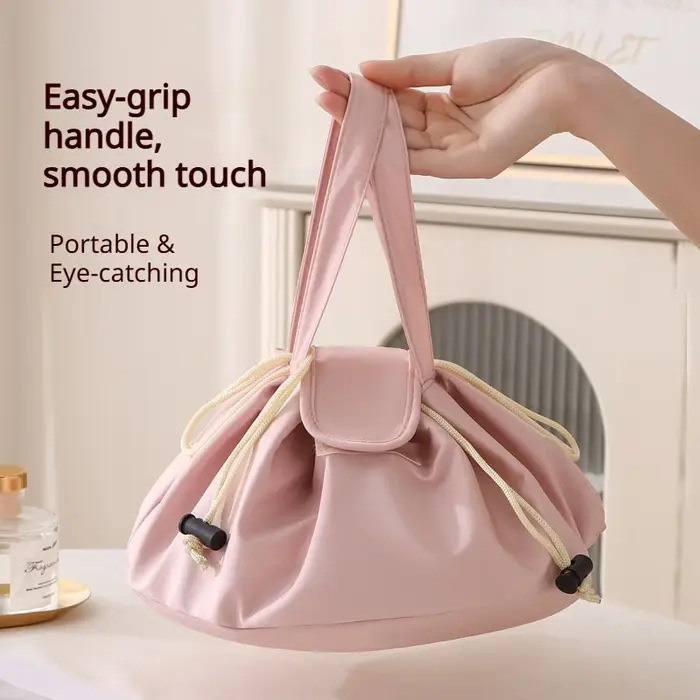 Sac de maquillage à cordon de serrage
