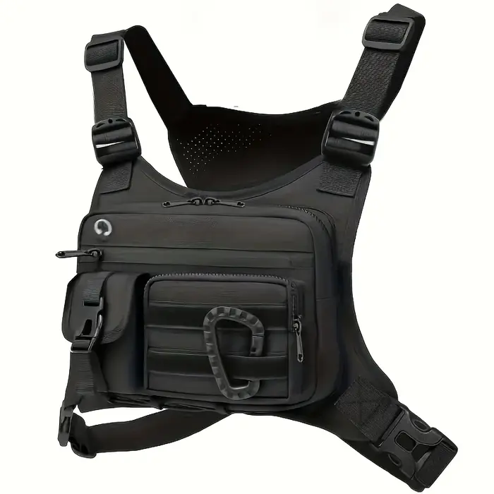 Sac de poitrine tactique d'extérieur unisexe pour la course à pied