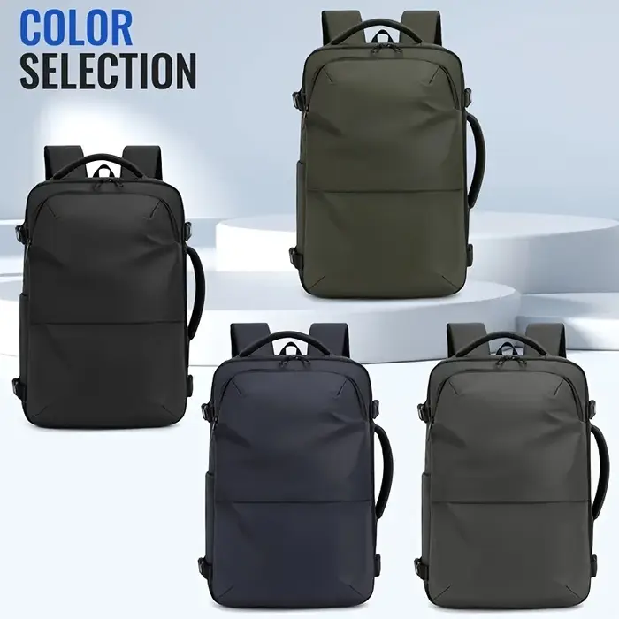 Sac à dos pour ordinateur portable étanche multifonctionnel de grande capacité sous vide pour hommes et femmes avec sac à dos extensible
