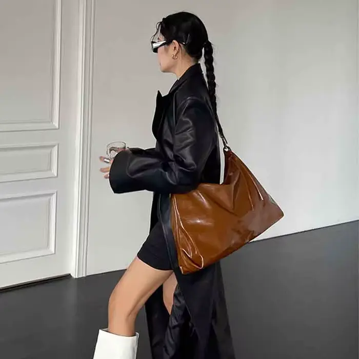 Sac fourre-tout bordeaux pour femmes