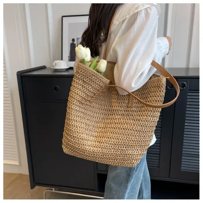 Sac à main à bandoulière tissé à la main pour femmes