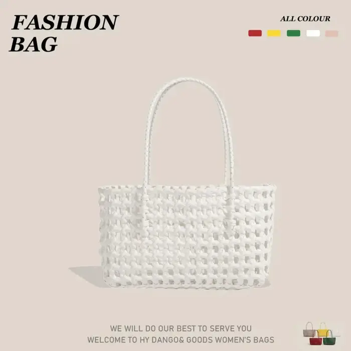 Sac à main en paille tressée fait main
