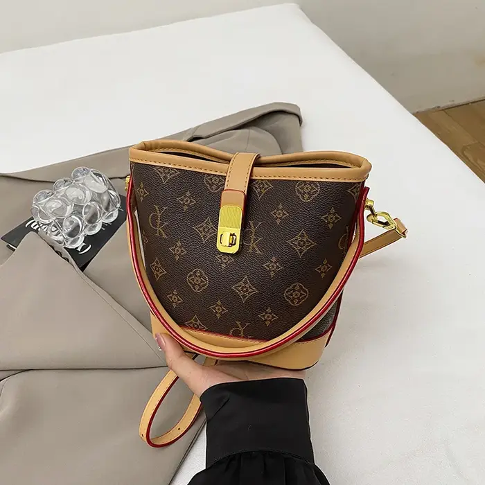 Sac seau à imprimé floral tendance pour femmes