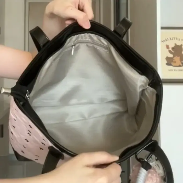 Sac fourre-tout rose rétro 2026 pour femme