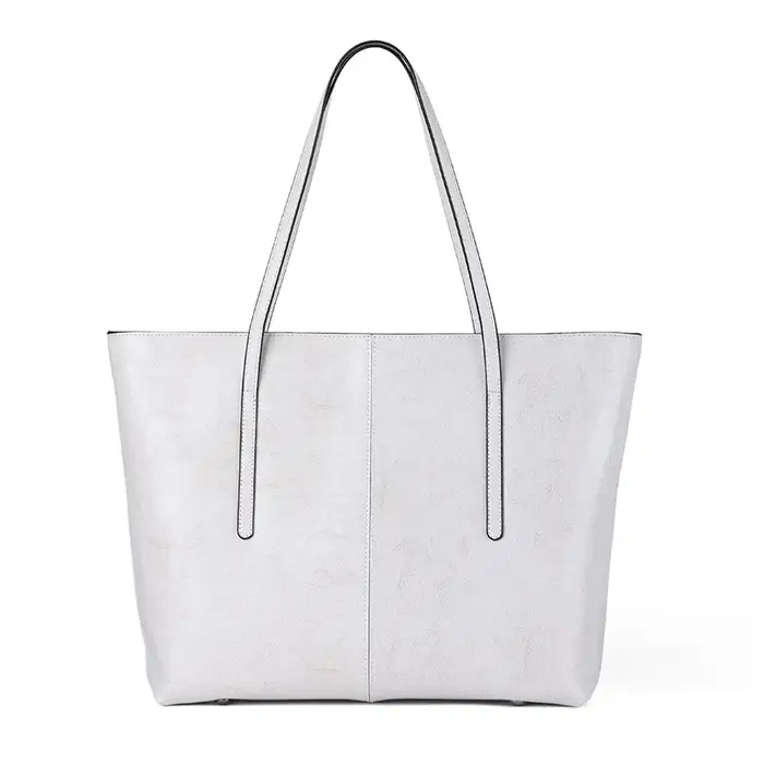 BURMINSA – sacs fourre-tout Vintage en cuir véritable pour femmes