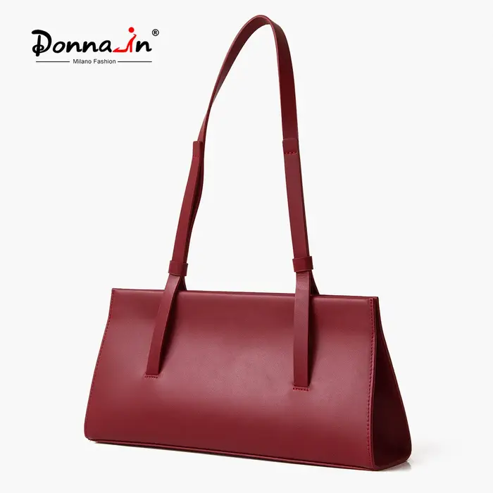 Matna-in-Sac sous les bras en cuir fendu pour femme, sac à main souple pour femme, mode française, i