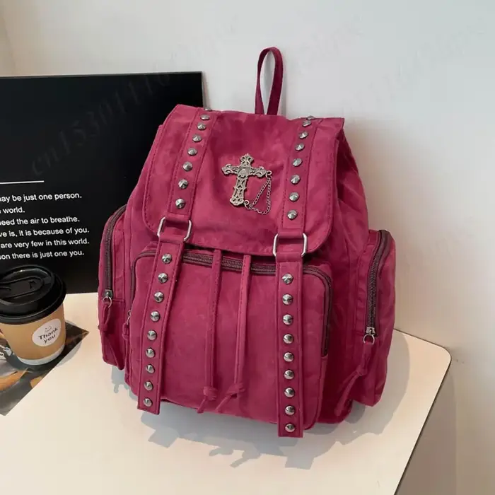 Sac à dos gothique Punk pour femmes