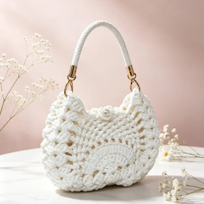 Sac à main pour femme, sac de style bohème, nouveau sac en crochet fait main, sac de navetteur, trousse de toilette, sac portable, sac de plage