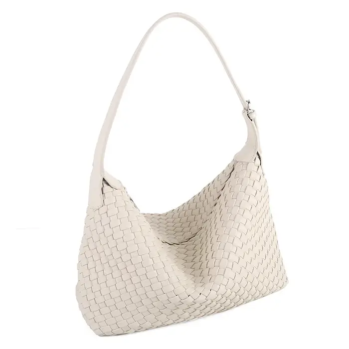 Sac bandoulière en cuir tressé à la main pour femme – Design élégant