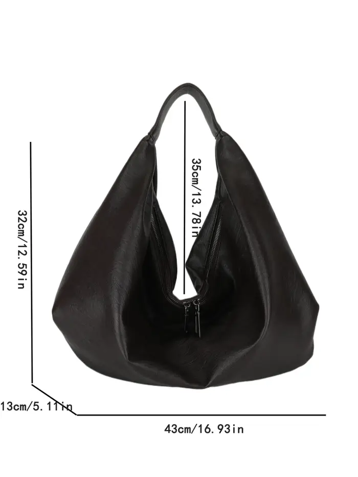 Grands sacs à bandoulière noirs pour femmes