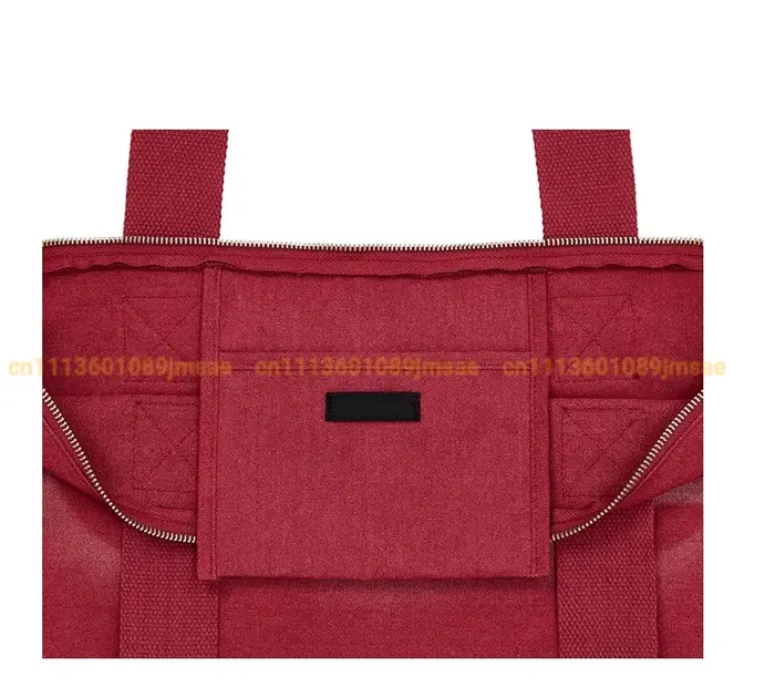Sac fourre-tout en toile rouge 2026