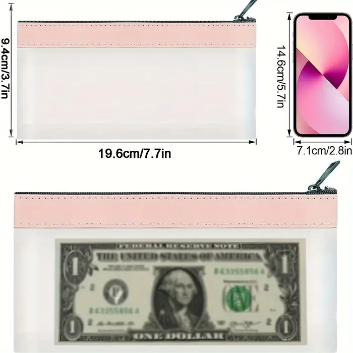 Pochette à monnaie à fermeture éclair