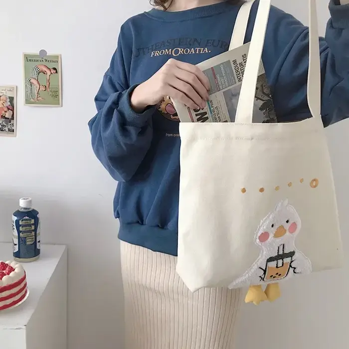 Sac à Main en Toile pour Femme
