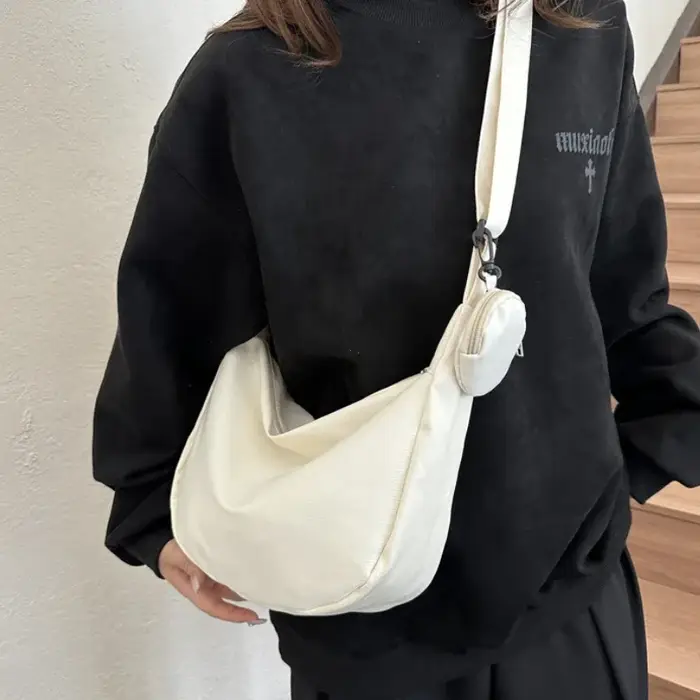 Sac à bandoulière en toile pour femmes