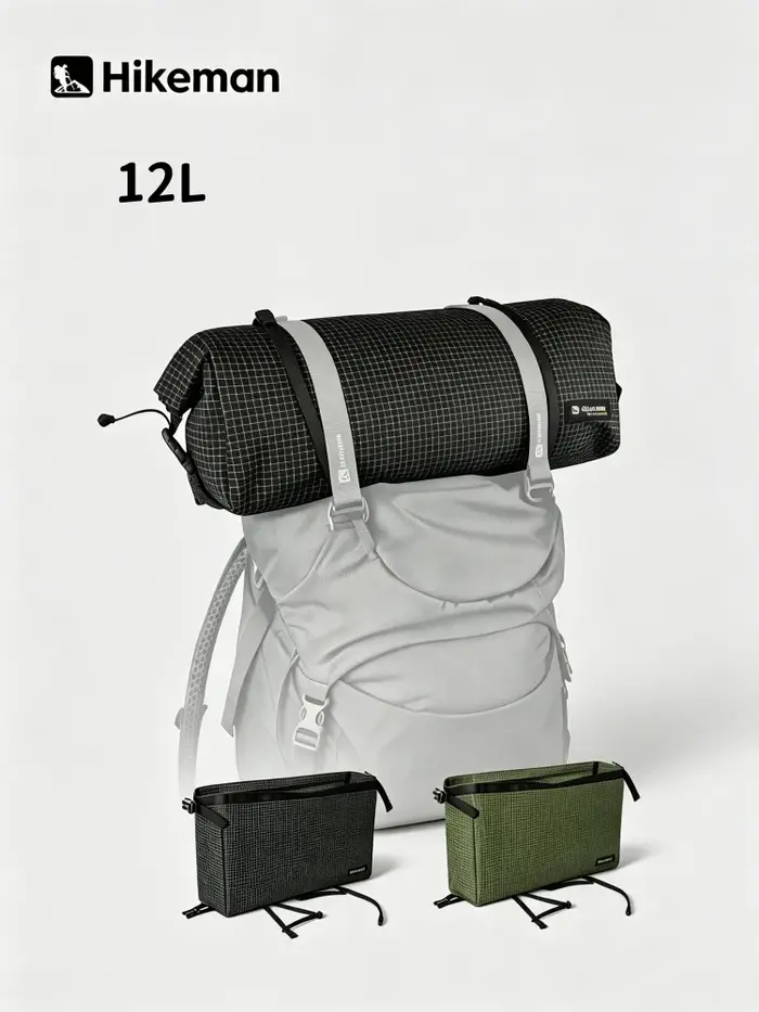 Sac à dos HIKEMAN 12L, sac de rangement supérieur ultraléger
