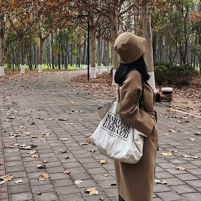 Sac fourre-tout chic en tweed pour femme