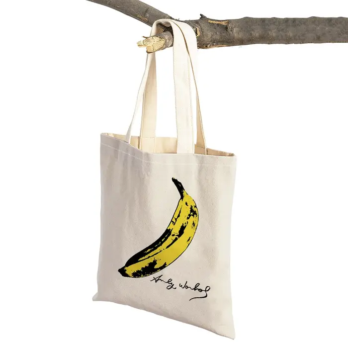 Andy Warhol-Sac à Main Rétro à Double Imprimé pour Femme, Fourre-Tout Décontracté, Cadeau pour Enfan