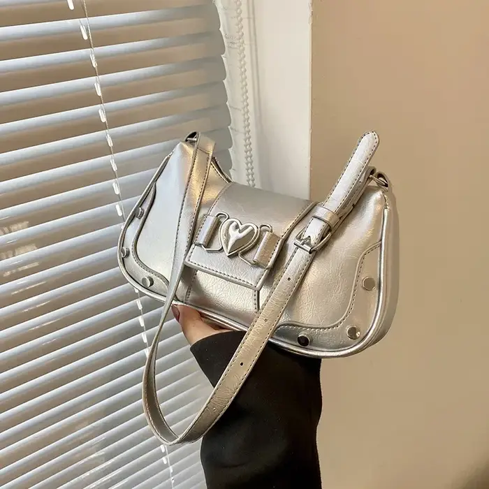 Sac sous les bras plissé pour femmes
