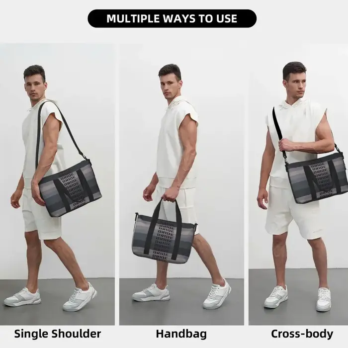Sac de voyage de plage en matériau personnalisé pour mariée Jdm