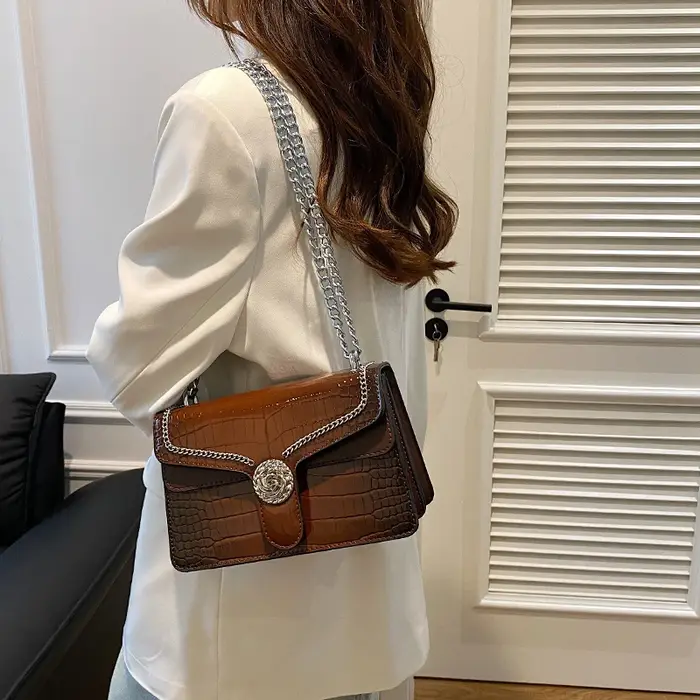 Sacs à main de luxe en cuir Pu pour femmes