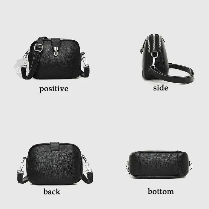 Sac à main en cuir de vachette 2024 couches pour femmes