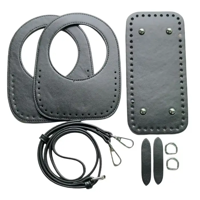 Sac de plage accessoires faits à la main sac à dos créatif bricolage portefeuille matériau Pu poignée bandoulière
