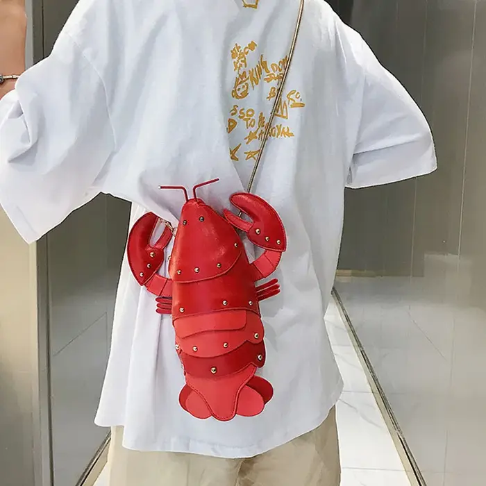 Sac à main en cuir PU imprimé rétro
