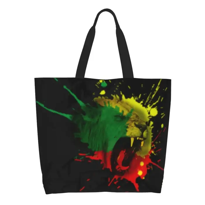 Rasta Lion2 Sac fourre-tout grande capacité pour femme