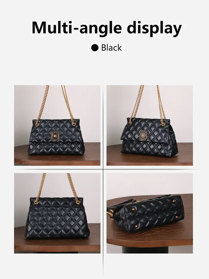 2025 mode nouveau sac à main de luxe Joker tempérament diamant sac à bandoulière haute sens chaîne grande capacité