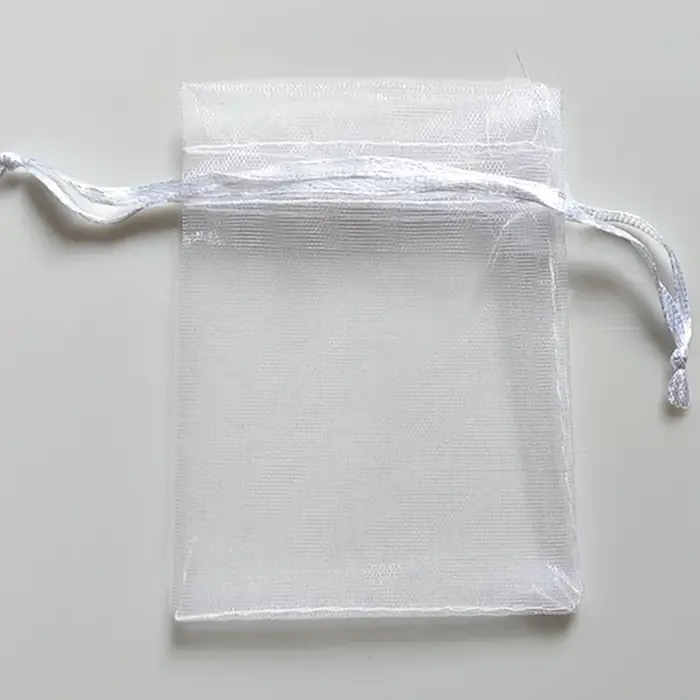25/50/100 pièces sac cadeau en Organza pochettes à cordon multicolores pour sac de bijoux de bonbons