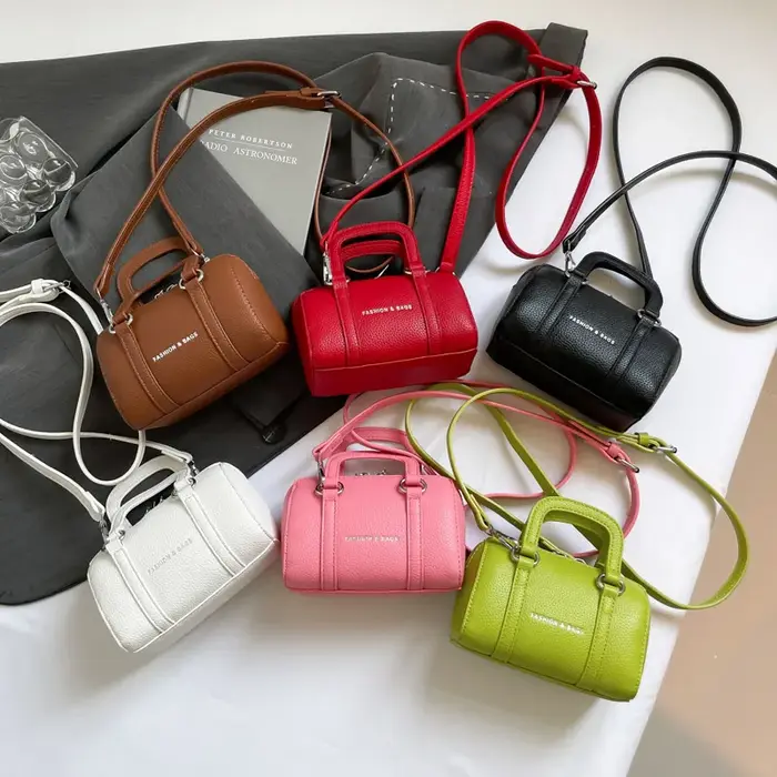 Marque Boston Sac à Main couleur unie en cuir Pu épaule bandoulière Mini Sac de téléphone dames mode jour pochette