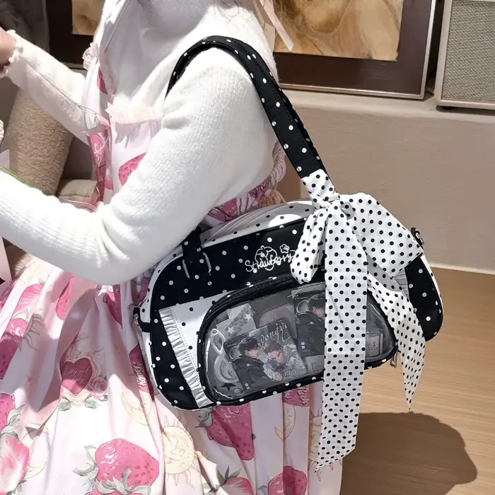 Sac fourre-tout à pois Ita