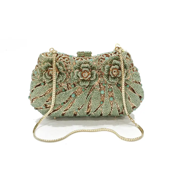 Sac de dîner incrusté de diamants