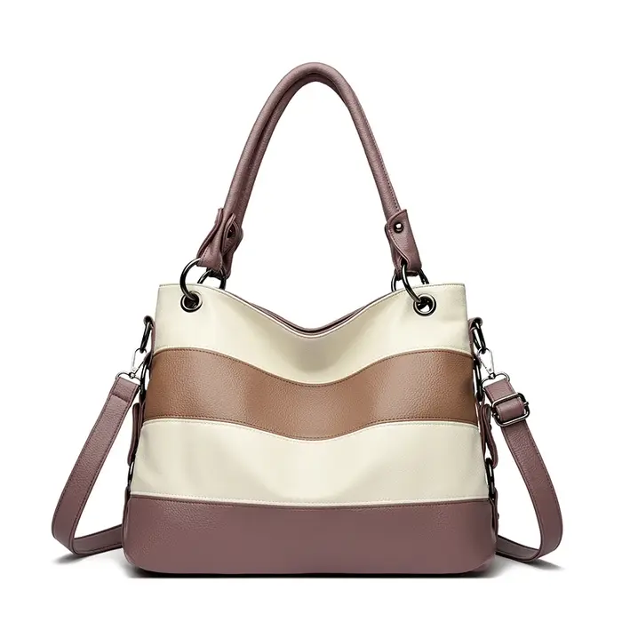Trois couches de luxe fourre-tout décontracté femmes Sac de haute qualité en cuir Pu dames sacs à main