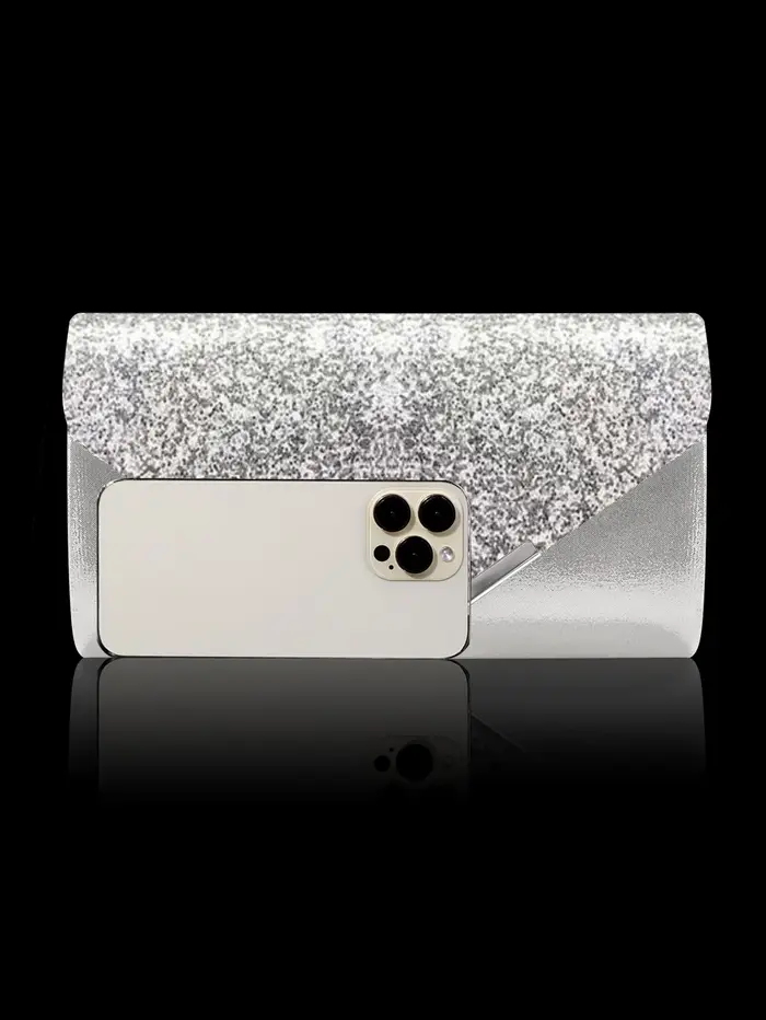 Pochette de soirée à paillettes scintillantes et luxueuse pour femme
