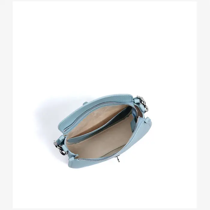 Petit sac à bandoulière de luxe pour femmes, Design de Niche, sac croissant en cuir véritable haut d